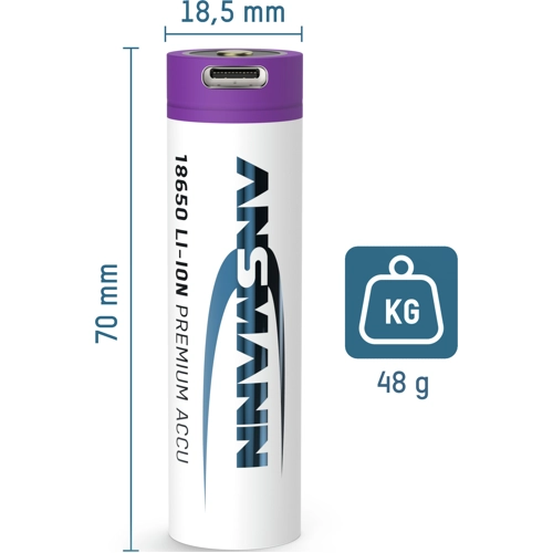 1307-0002 Ansmann Round Cell Batteries, 9V Block Batteries Image 4