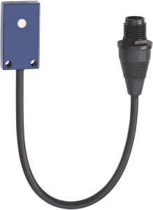 Ultrasonic sensor parallelepipedic 7x19x33 - receiver - Sn 0.2m 2NO - M12 connec