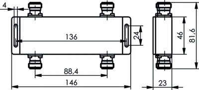 100024296 Telegärtner Antenna components, switches, attenuators Image 2
