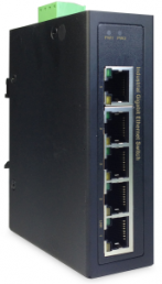 Ethernet switch, unmanaged, 5 ports, 1 Gbit/s, 12-56 VDC/18-36 VAC, DN-651107