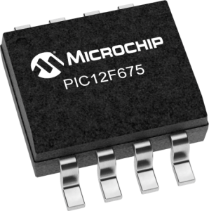 PIC microcontroller, 8 bit, 20 MHz, SOIC-8, PIC12F675-I/SN