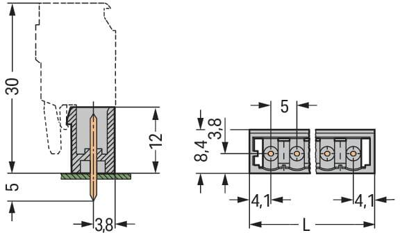 231-143/001-000 WAGO PCB Connection Systems Image 2