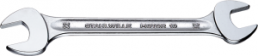Double open-end wrench, 171 mm, 57 g, Chromium alloy steel, 40031013