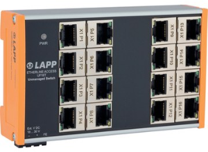 Ethernet switch, unmanaged, 16 ports, 100 Mbit/s, 24 VDC, 21700146