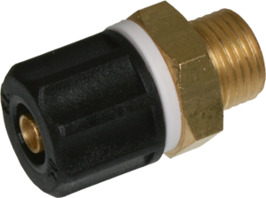 50.046, tube coupling, brass, for 6 x 1 tubing