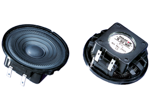 Small speaker, 8 Ω, 84 dB, 180 Hz to 17 kHz, black