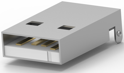 1-1734028-1 TE Connectivity USB Connectors, PC Connectors Image 1