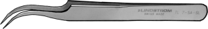 ESD tweezers, uninsulated, antimagnetic, stainless steel, 115 mm, TL 7-SA-SL