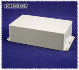 ABS enclosure, (L x W x H) 191 x 110 x 61 mm, light gray (RAL 7035), IP54, 1591EFLGY