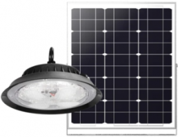 Solar CCT hanging light, 6W PV, 500lm, 3000-6500K
