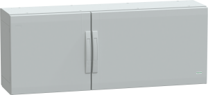 Control cabinet, (H x W x D) 500 x 1250 x 320 mm, IP65, polyester, light gray, NSYPLA5123G