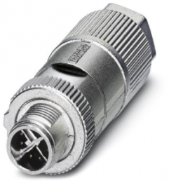 Plug, M12, 8 pole, IDC connection, screw locking, straight, 1411043
