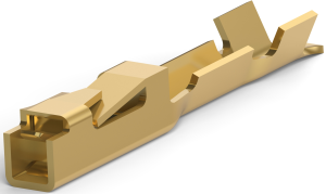 Receptacle, 0.03-0.09 mm², AWG 32-28, crimp connection, gold-plated, 167042-1