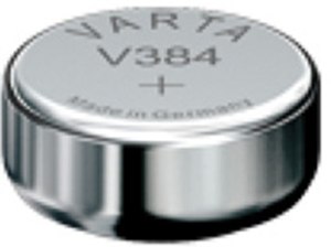 Silver oxide-button cell, SR41, 1.55 V, 38 mAh