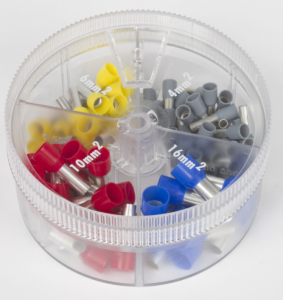 Assortment Box with insulated end sleeves (ferrules)