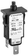 Circuit breaker, 1 pole, T characteristic, 100 mA, 48 V (DC), 240 V (AC), faston plug 6.3 x 0.8 mm, snap-in, IP40