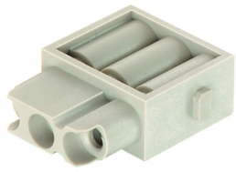 Socket contact insert, 3 pole, unequipped, crimp connection, 09140033101