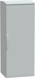 Control cabinet, (H x W x D) 1250 x 500 x 420 mm, IP44, polyester, light gray, NSYPLAT1254G