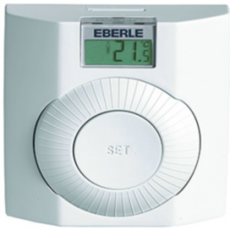 Room temperature controller, 230 VAC, 5 to 30 °C, white, 010000030004