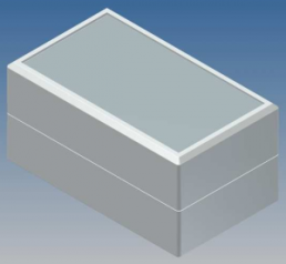 ABS enclosure, (L x W x H) 145 x 85 x 73 mm, light gray (RAL 9018), IP54, 770.5