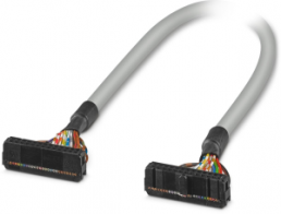 Connecting line, 1.5 m, IDC/FLK socket connector angled to IDC/FLK socket connector angled, 0.129 mm², AWG 26, 2299408