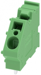 PCB terminal, 1 pole, pitch 7.5 mm, AWG 24-10, 32 A, spring-clamp connection, green, 1907526