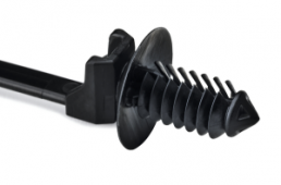 Cable tie outside serrated, polyamide, (L x W) 167 x 4.6 mm, bundle-Ø 1 to 35 mm, black, -40 to 105 °C