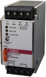 Power supply, 24/48 VDC, 15 A, 360 W, TSP-BCMU360