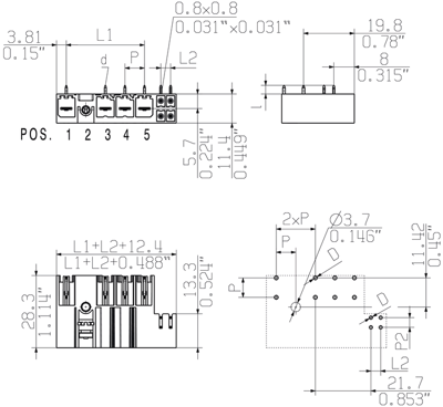1156130000 Weidmüller PCB Connection Systems Image 3