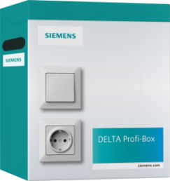 DELTA PROFIBOX with 100 universal switches and 100rockers neutral, electric ...