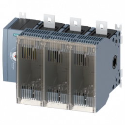Switch-disconnector with fuse, 3 pole, 400 A, (W x H x D) 291 x 215 x 206.5 mm, base mounting, 3KF4340-0LF11