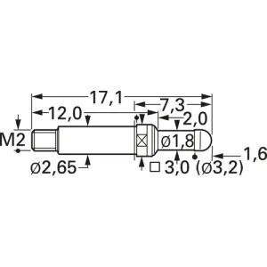 5110/G-D-1.2NE-AU-2.3 C PTR Contact Probes