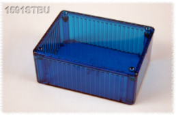 Polycarbonate enclosure, (L x W x H) 109 x 81 x 41 mm, blue, IP54, 1591STBU