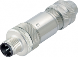 Plug, M12, 12 pole, solder connection, screw locking, straight, 99 1491 812 12