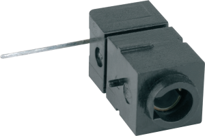 4 mm test socket, solder connection, black, 1810.4021