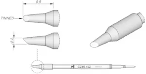 C245102 JBC Soldering tips, desoldering tips and hot air nozzles