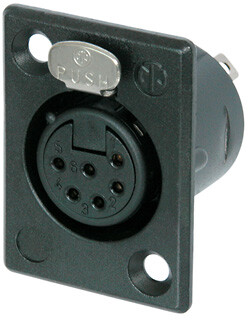 NC6FP-B-1 Neutrik XLR Connectors