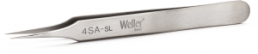 Precision tweezers, uninsulated, antimagnetic, stainless steel, 110 mm, 4SASL
