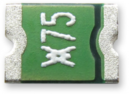 PTC fuse, resettable, SMD 1210, 6 V (DC), 40 A, 1.5 A (trip), 750 mA (hold), RF1354-000