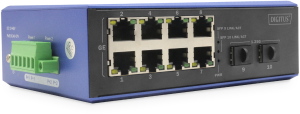 Ethernet switch, unmanaged, 8 ports, 1 Gbit/s, 48-57 VDC, DN-651151