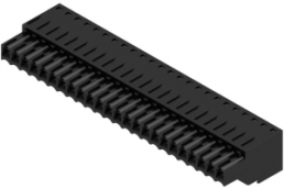 Socket header, 24 pole, pitch 3.5 mm, straight, black, 1690640000