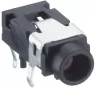 3.5 mm jack panel socket, 3 pole (stereo), PCB connection, PBT, 1503 30
