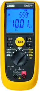 C.A 6528 Chauvin Arnoux VDE testers, Installation testers, Insulation testers