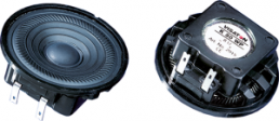 Small speaker, 16 Ω, 84 dB, 180 Hz to 17 kHz, black