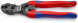 KNIPEX CoBolt® Compact Bolt Cutter, angled,, tool tether point 200 mm