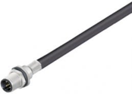 Sensor actuator cable, M12-flange plug, straight to open end, 8 pole, 2 m, PUR, 2 A, 1341240200