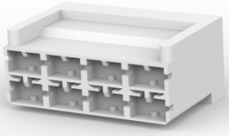 Insulating housing for 6.35 mm, 6 pole, polyamide, UL 94V-2, white, 926646-8