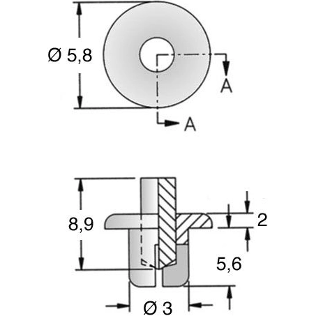 072.15.341 Ettinger Rivets, Dowels Image 2