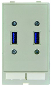 Data module, 2 x USB socket type A 3.0 to 2 x USB socket type A 3.0, 39500020093