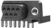 D-Sub connector, 9 pole, standard, angled, solder pin, 6-788796-7
